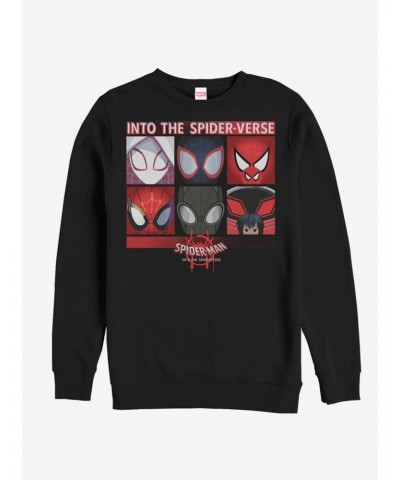 Marvel Spider-Man: Into The Spider-Verse Six Up Sweatshirt $13.28 Sweatshirts