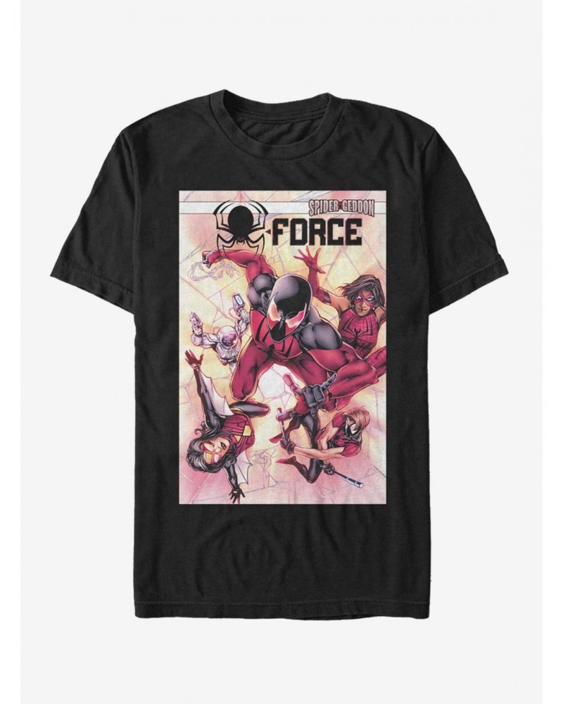 Marvel Spider-Man Spider-Geddon Force Oct.18 T-Shirt $8.80 T-Shirts