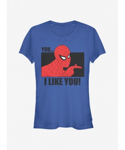 Marvel Spider-Man I Like You Girls T-Shirt $6.18 T-Shirts