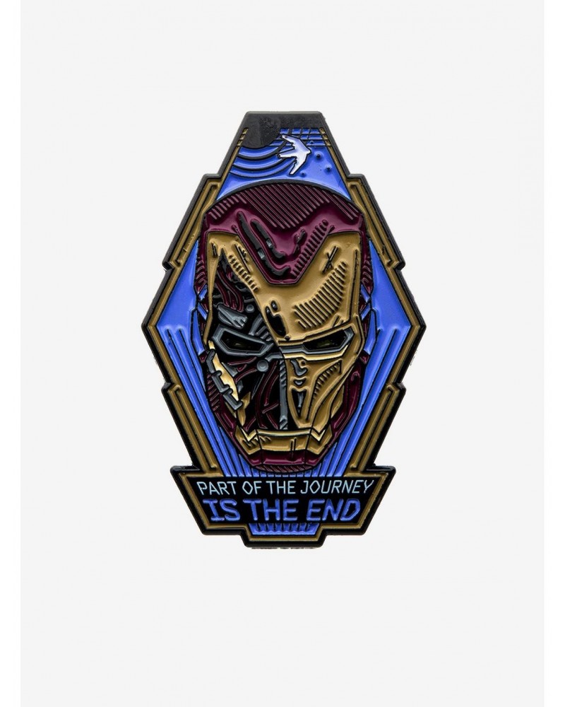 Marvel Avengers Endgame Iron Man Helmet Lightning Pin $8.95 Pins