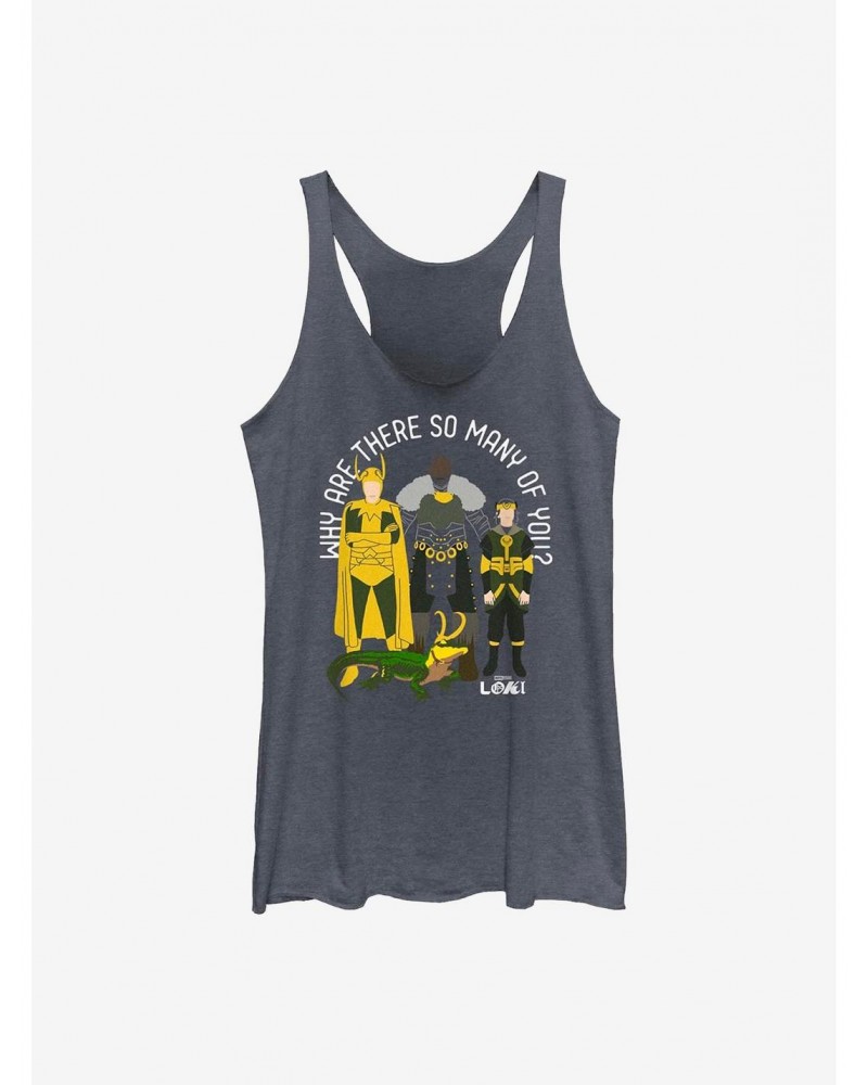 Marvel Loki Why Are There So Many Of You? Girls Tank $8.70 Tanks
