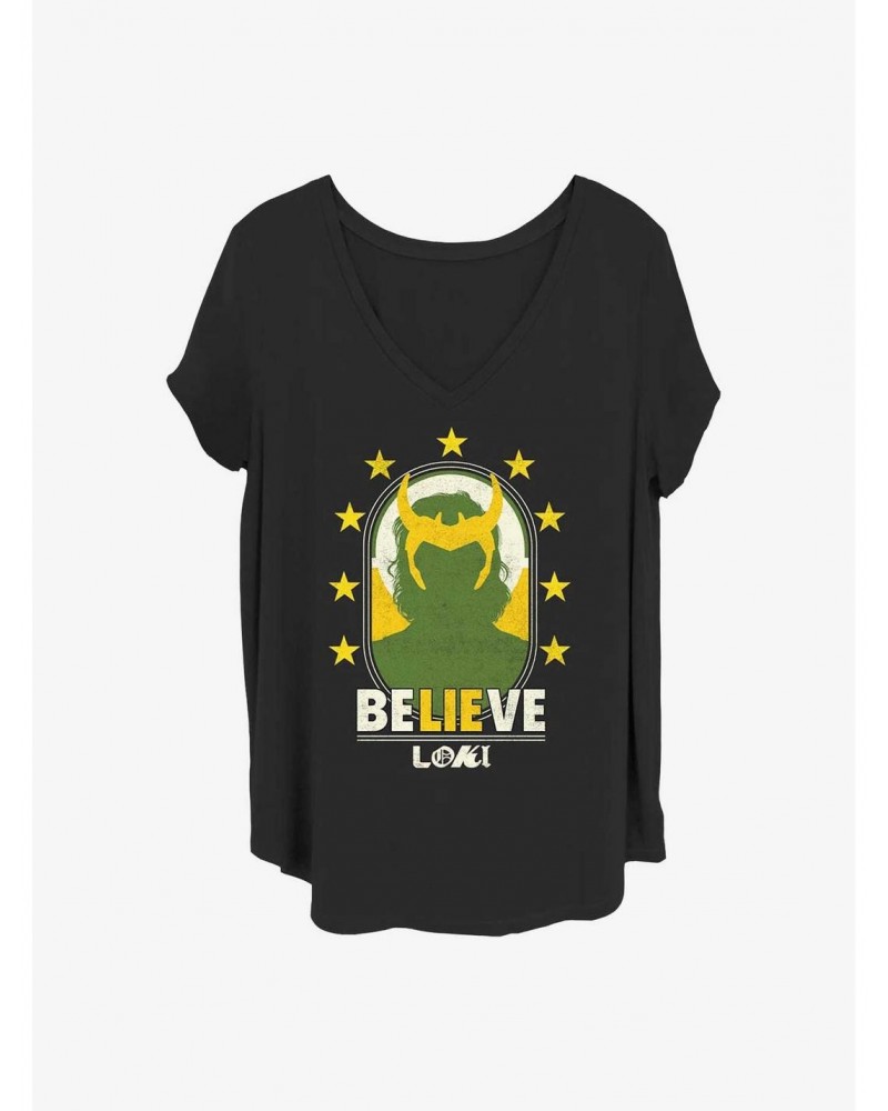 Marvel Loki Green And Gold Girls T-Shirt Plus Size $10.64 T-Shirts