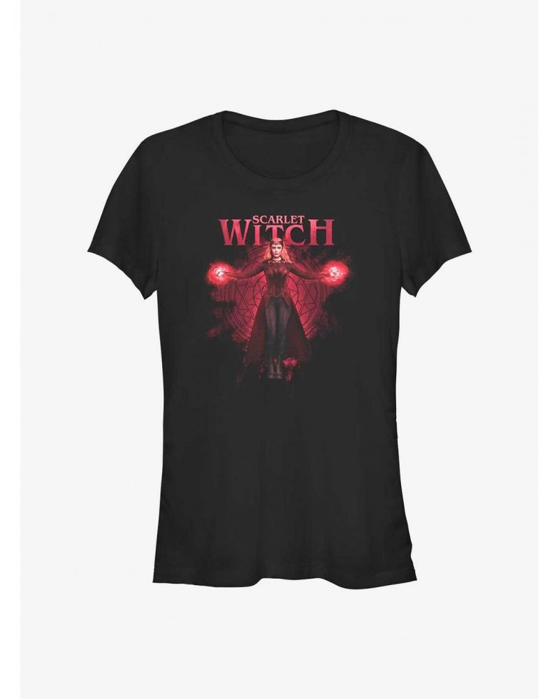 Marvel Dr. Strange Scarlet Witch Splash Girl's T-Shirt $7.57 T-Shirts