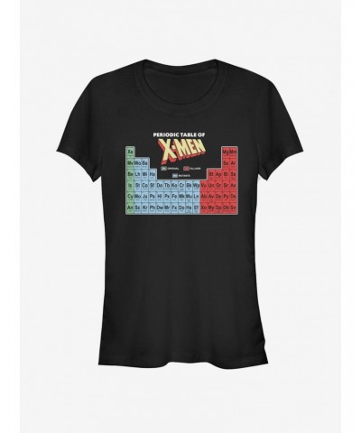 Marvel X-Men X-Men Periodic Table Girls T-Shirt $7.97 T-Shirts