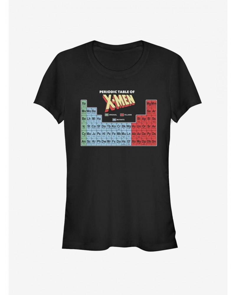 Marvel X-Men X-Men Periodic Table Girls T-Shirt $7.97 T-Shirts