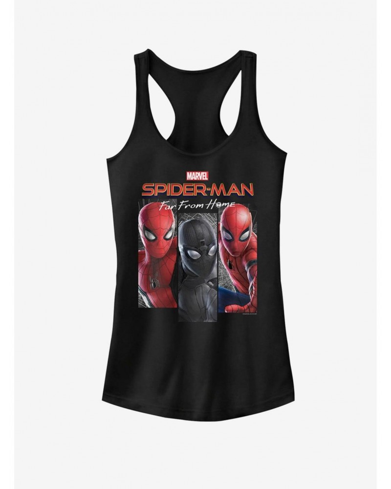 Marvel Spider-Man Far From Home Spider Panel Girls Tank $9.76 Tanks