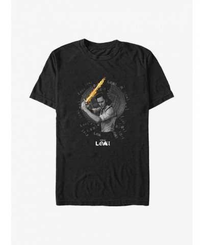 Marvel Loki Flaming Sword Big & Tall T-Shirt $10.76 T-Shirts