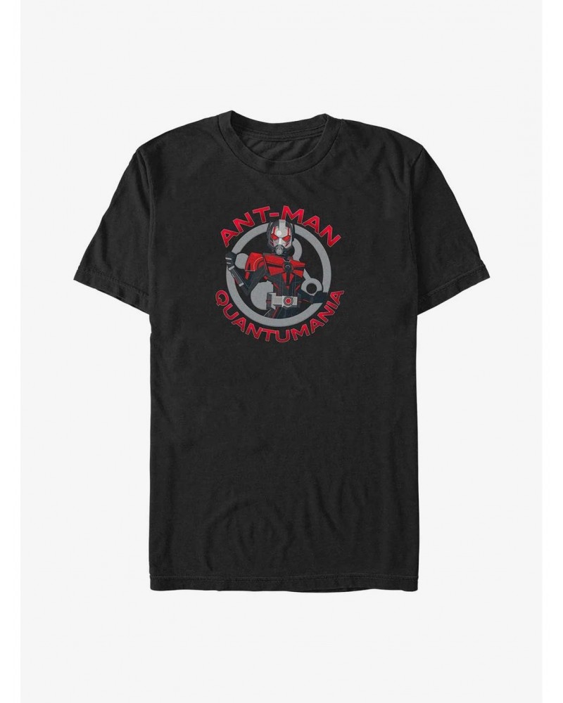 Marvel Ant-Man and the Wasp: Quantumania Ant-Man Badge Big & Tall T-Shirt $7.89 T-Shirts