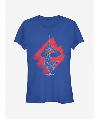 Marvel Spider-Man Homecoming Hang Girls T-Shirt $7.97 T-Shirts