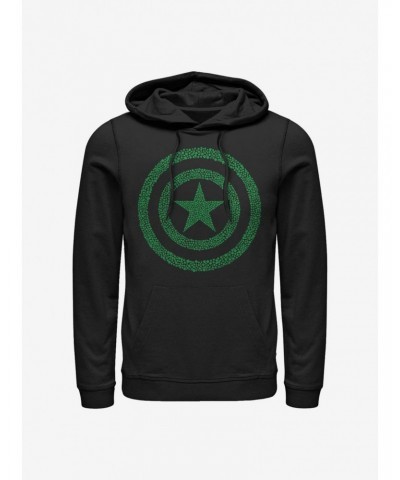 Marvel Captain America Clover Shield Hoodie $16.16 Hoodies