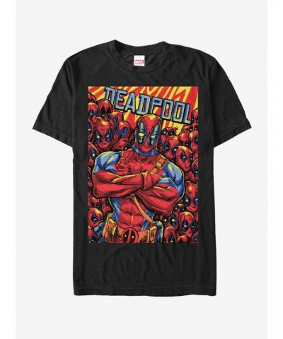 Marvel Deadpool Multiplied T-Shirt $8.60 T-Shirts