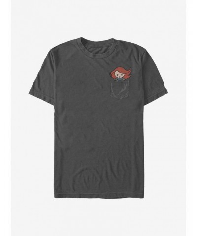 Marvel Black Widow Badge T-Shirt $7.65 T-Shirts