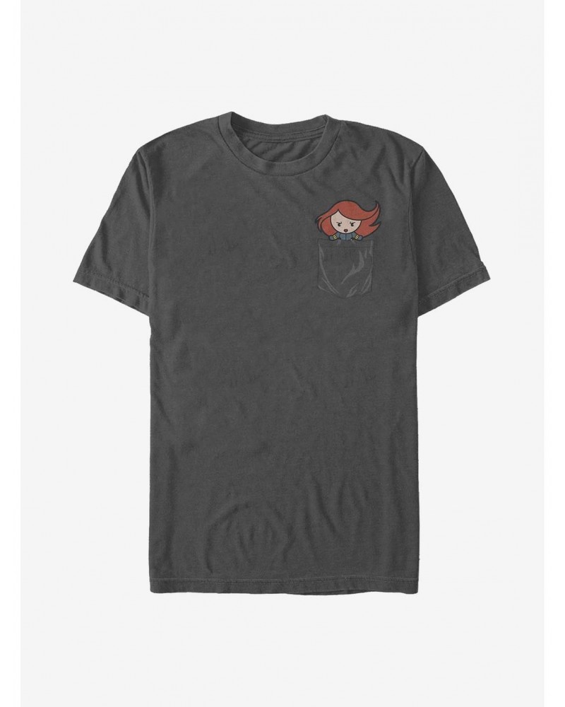 Marvel Black Widow Badge T-Shirt $7.65 T-Shirts