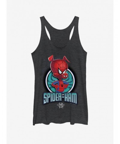 Marvel Spider-Man Spider-Verse Spider Ham Girls Tank $6.42 Tanks