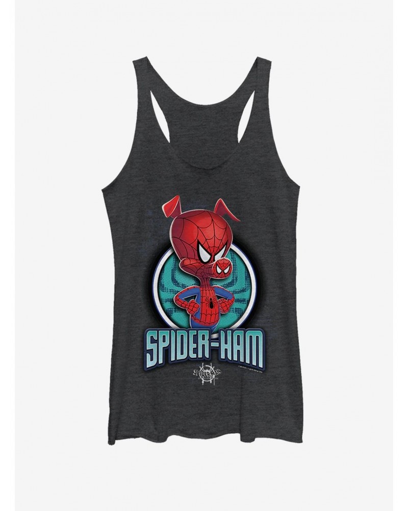 Marvel Spider-Man Spider-Verse Spider Ham Girls Tank $6.42 Tanks