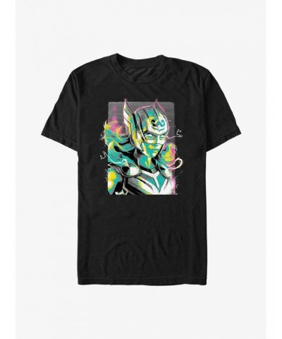 Marvel Thor: Love And Thunder Female Thor Pastel T-Shirt $5.74 T-Shirts