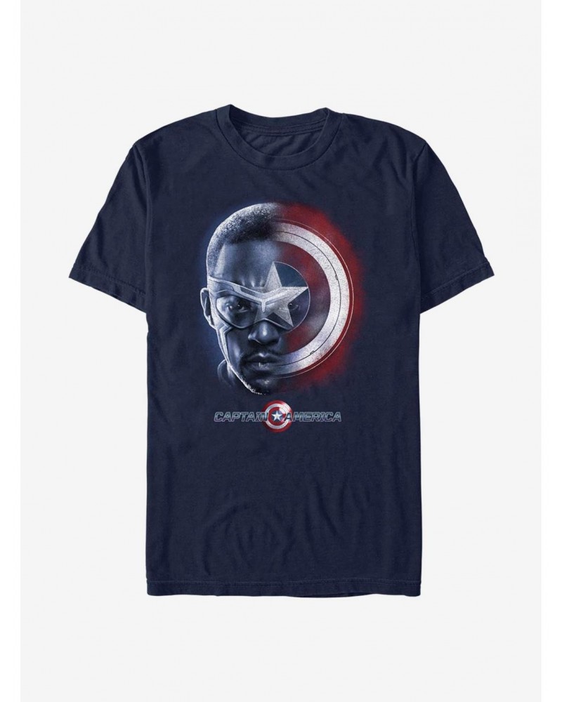 Marvel The Falcon And The Winter Soldier Sam And The Shield T-Shirt $6.12 T-Shirts