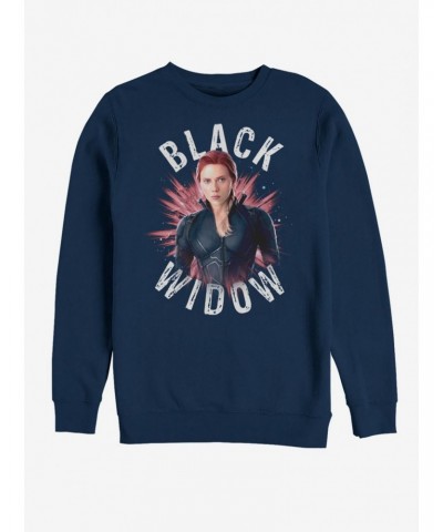 Marvel Avengers: Endgame Black Widow Burst Sweatshirt $14.76 Sweatshirts
