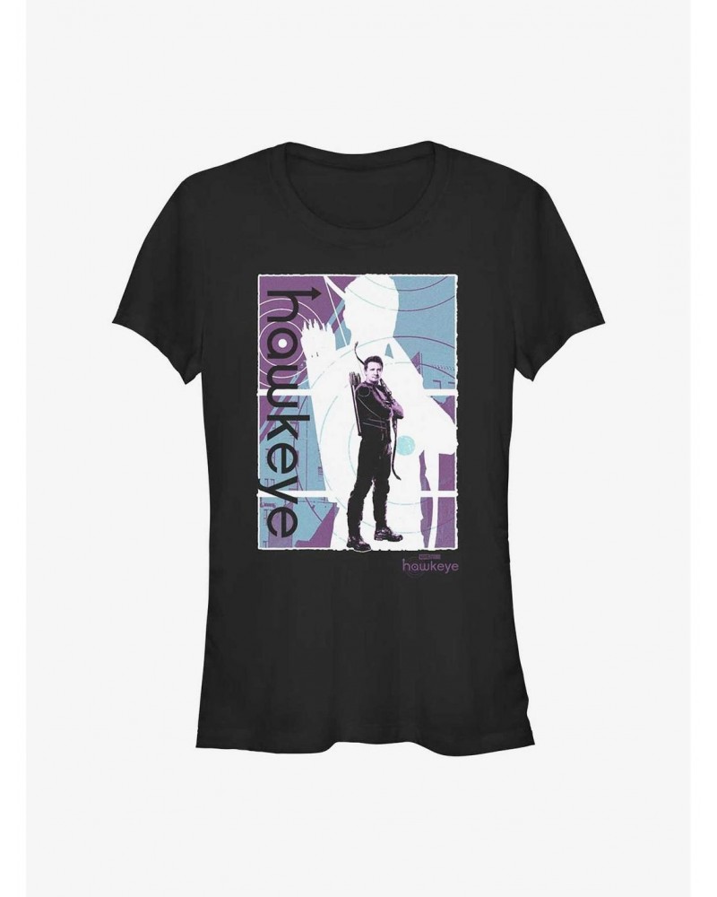 Marvel Hawkeye Pop Poster Girls T-Shirt $6.97 T-Shirts