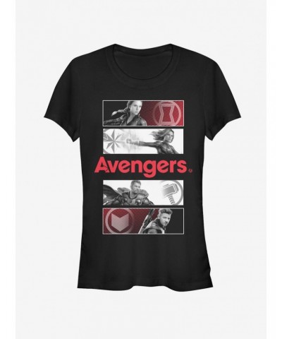 Marvel Avengers Endgame Avengers Color Pop Girls T-Shirt $7.77 T-Shirts
