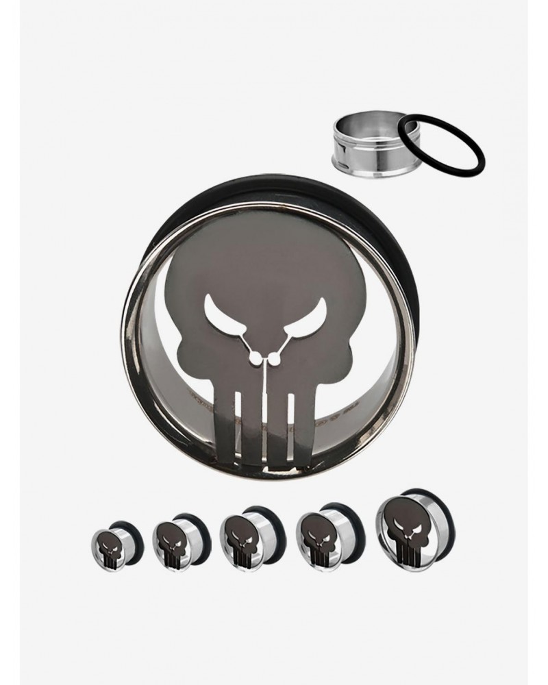 Marvel Punisher Logo Single Flare Plugs $9.11 Plugs