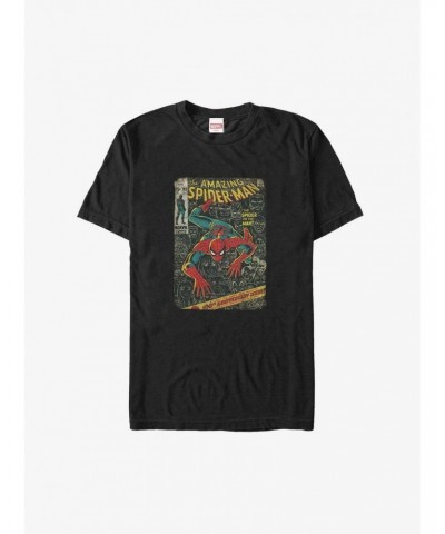 Marvel Spider-Man Spidey Crawl Comic Cover Big & Tall T-Shirt $11.96 T-Shirts