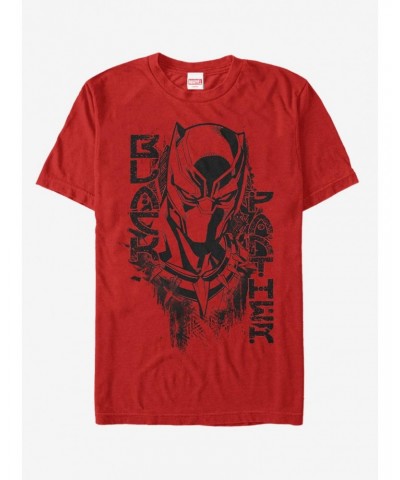 Marvel Black Panther Paint T-Shirt $8.03 T-Shirts