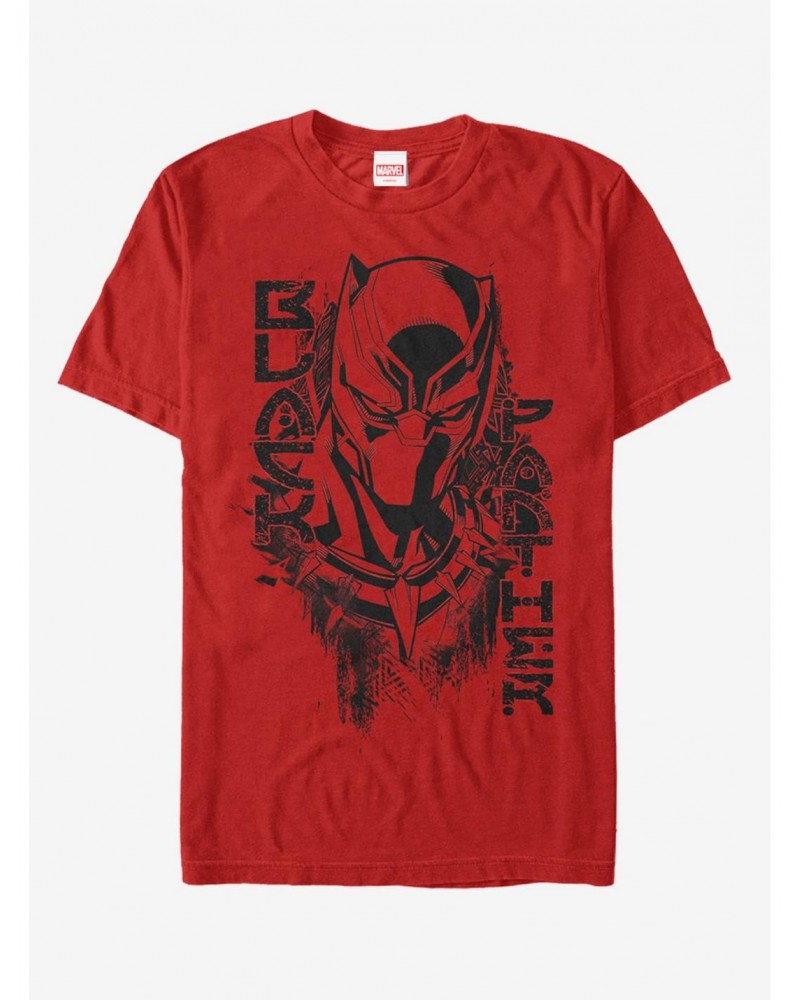 Marvel Black Panther Paint T-Shirt $8.03 T-Shirts