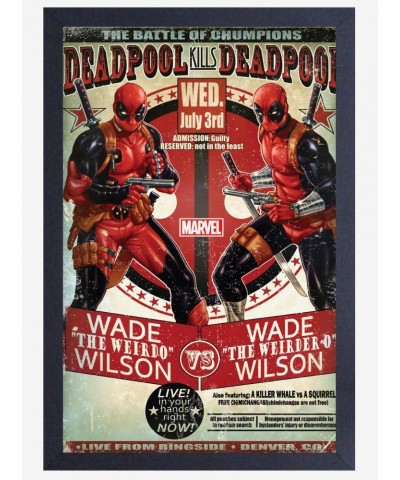 Marvel Deadpool Battle Framed Poster $10.96 Posters