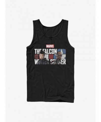 Marvel The Falcon And The Winter Soldier Logo Fill Tank $6.37 Tanks