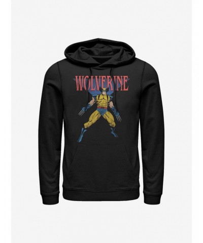 Marvel Wolverine Wolverine 90's Hoodie $14.73 Hoodies