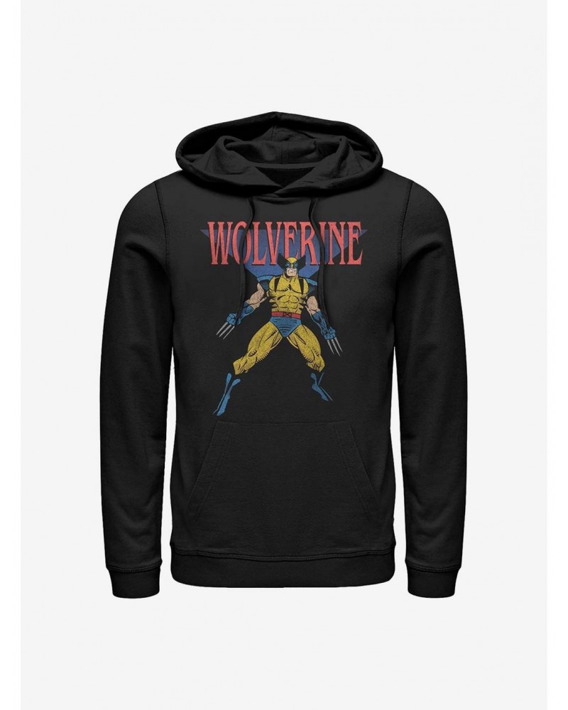 Marvel Wolverine Wolverine 90's Hoodie $14.73 Hoodies