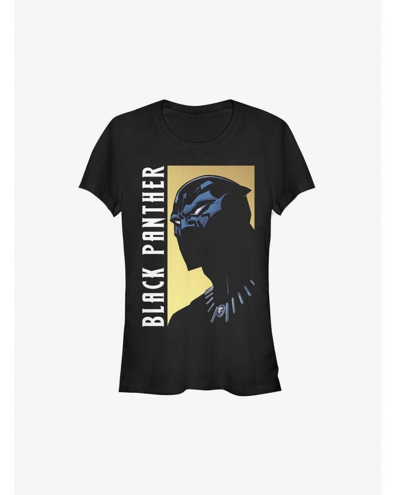 Marvel Black Panther Warrior Portrait Girls T-Shirt $7.97 T-Shirts