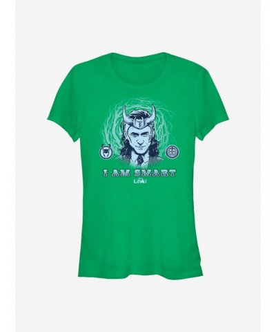 Marvel Loki I Am Smart Girls T-Shirt $8.57 T-Shirts