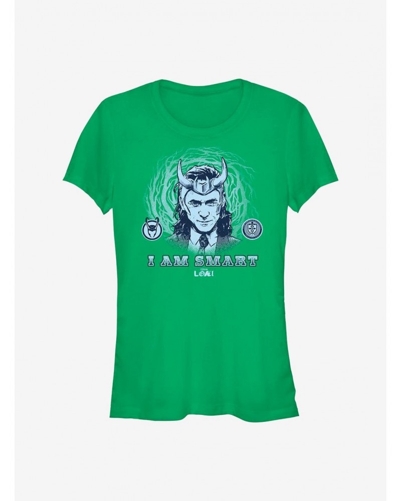 Marvel Loki I Am Smart Girls T-Shirt $8.57 T-Shirts