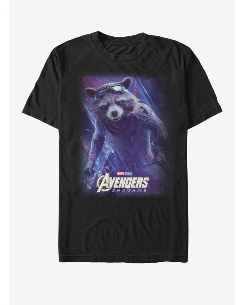 Marvel Avengers: Endgame Space Rocket T-Shirt $7.84 T-Shirts