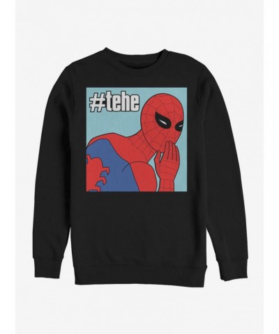 Marvel Spider-Man Tee Hee Sweatshirt $10.92 Sweatshirts