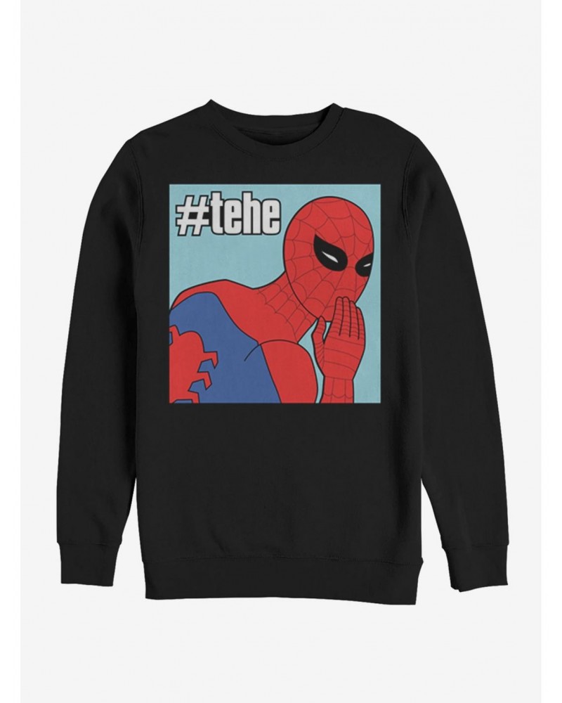 Marvel Spider-Man Tee Hee Sweatshirt $10.92 Sweatshirts