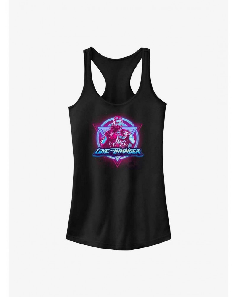 Marvel Thor: Love and Thunder Cosmic Thor Badge Girls Tank $6.77 Tanks