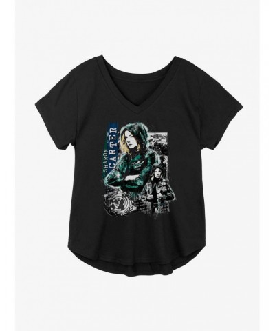 Marvel The Falcon And The Winter Soldier Sharon Carter Girls Plus Size T-Shirt $10.87 T-Shirts