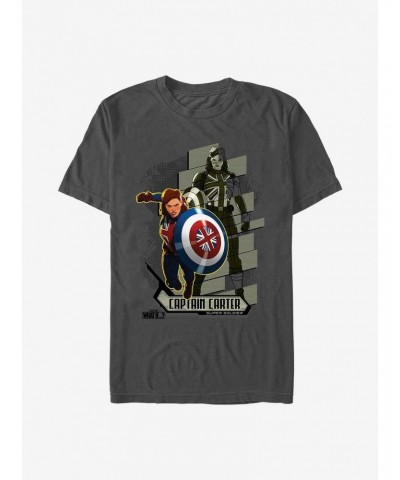 Marvel What If...? Carter Attacks T-Shirt $9.37 T-Shirts