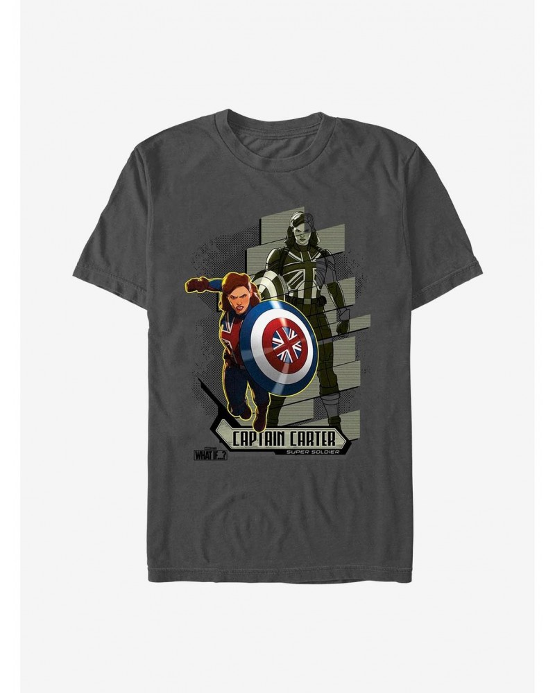 Marvel What If...? Carter Attacks T-Shirt $9.37 T-Shirts