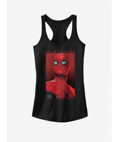 Marvel Spider-Man Far From Home Posterized Spidey Girls Tank $8.76 Tanks