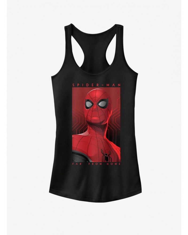 Marvel Spider-Man Far From Home Posterized Spidey Girls Tank $8.76 Tanks