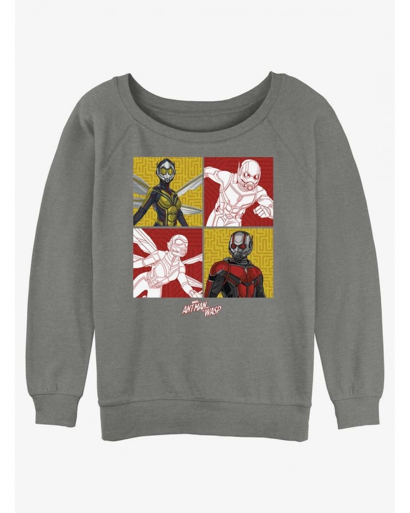 Marvel Ant-Man and the Wasp: Quantumania Hero Lineup Slouchy Sweatshirt $12.10 Sweatshirts