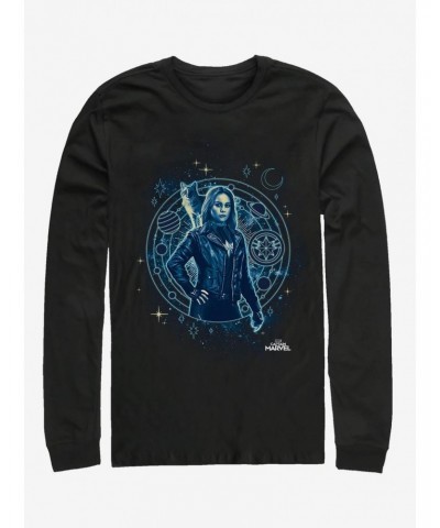 Marvel Captain Marvel Celestial Being Long-Sleeve T-Shirt $10.79 T-Shirts