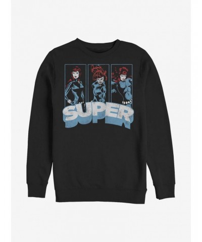 Marvel Black Widow Super Crew Sweatshirt $13.87 Sweatshirts