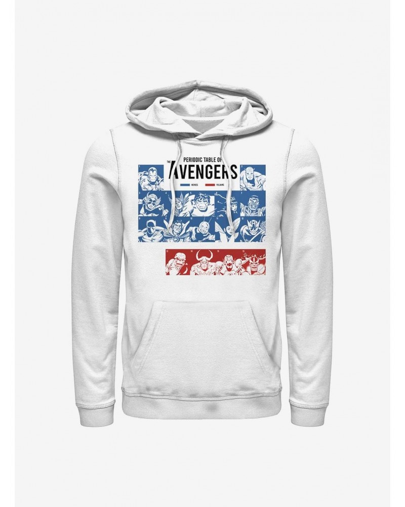 Marvel Avengers Periodic Hoodie $16.88 Hoodies