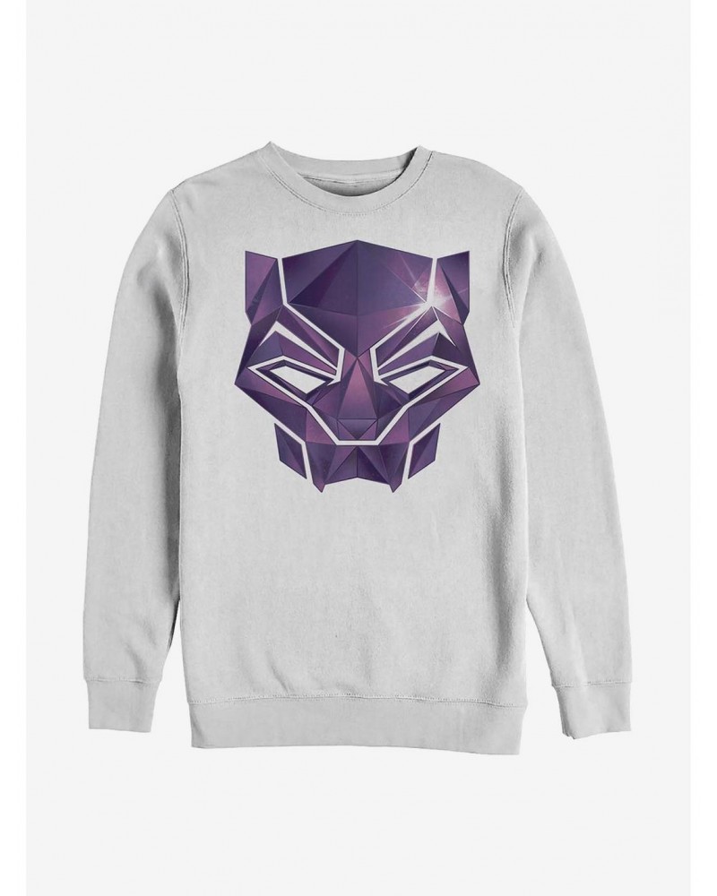 Marvel Black Panther Diamond Panther Crew Sweatshirt $10.63 Sweatshirts