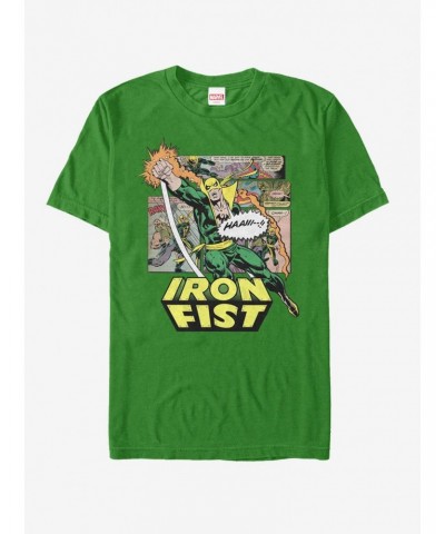 Marvel Iron Fist Comic Book Page T-Shirt $5.74 T-Shirts